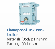 Flameproof link controller